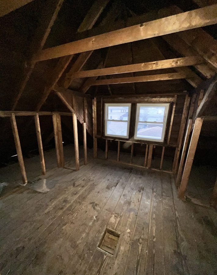 attic, mason